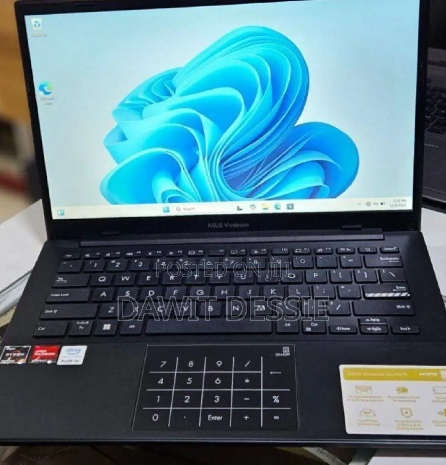 New Laptop Asus 16GB AMD Ryzen 5 SSD 512GB