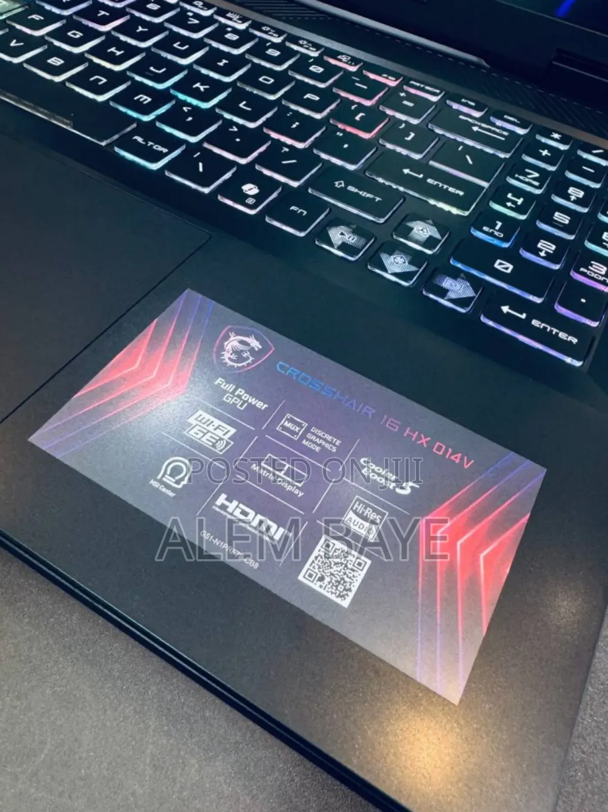 New Laptop MSI Prestige 16 AI Studio 16GB Intel Core I7 SSD 1T