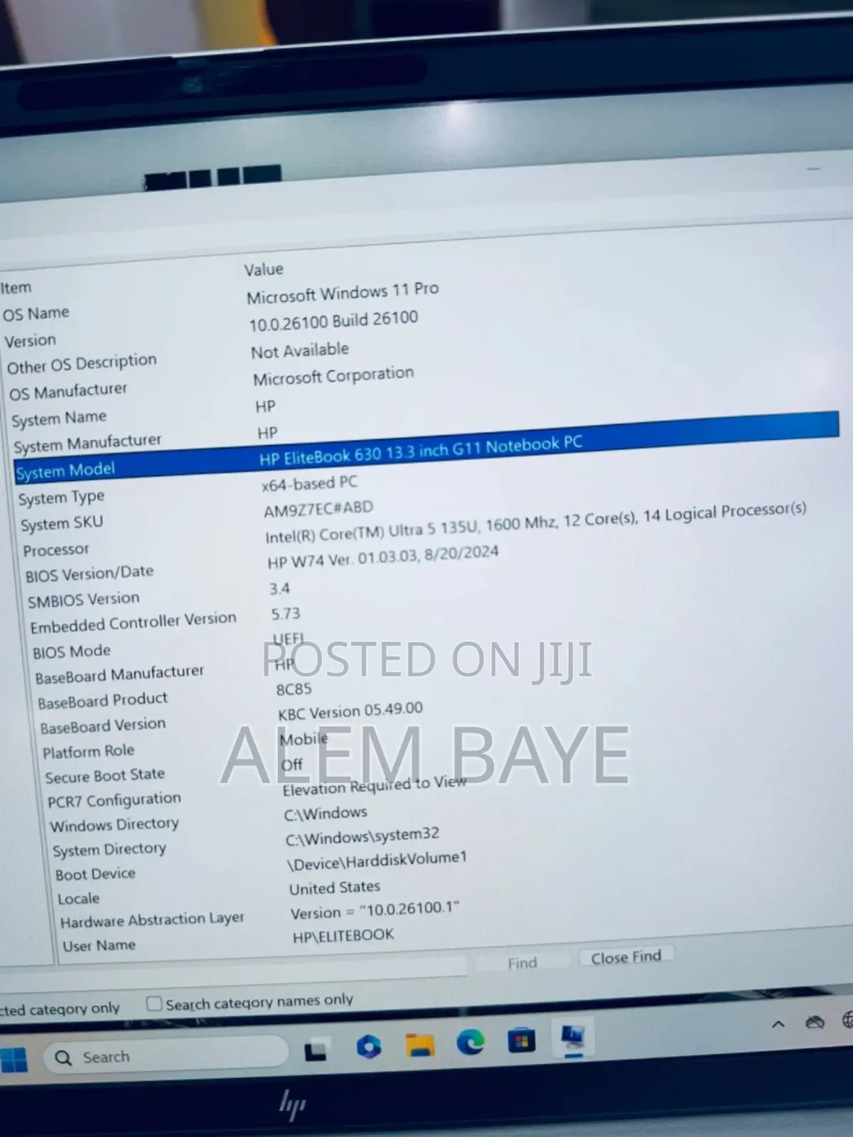 New Laptop HP EliteBook 840 16GB Intel Core Ultra 5 SSD 512GB