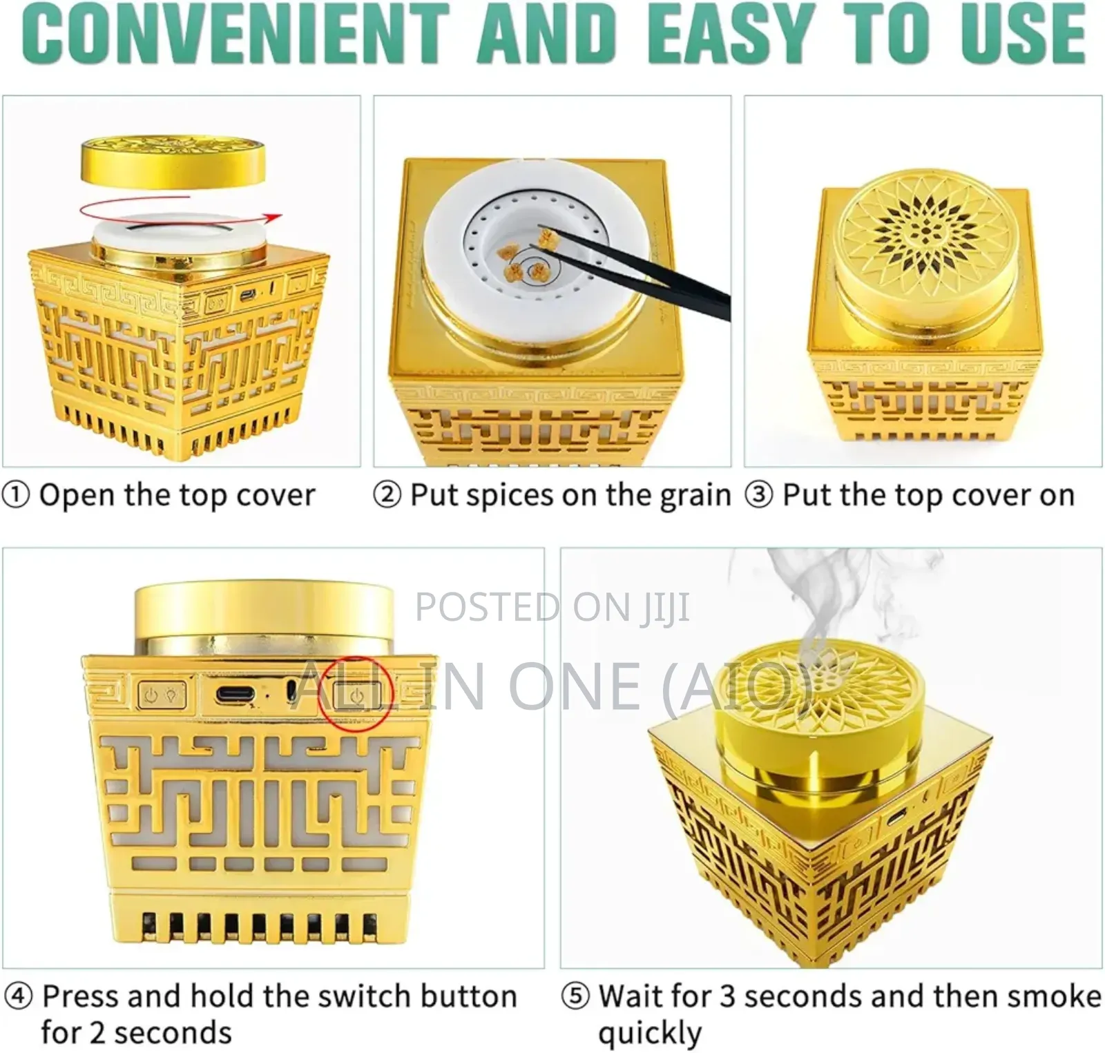 Incense Bakhoor Burner Quran Speaker