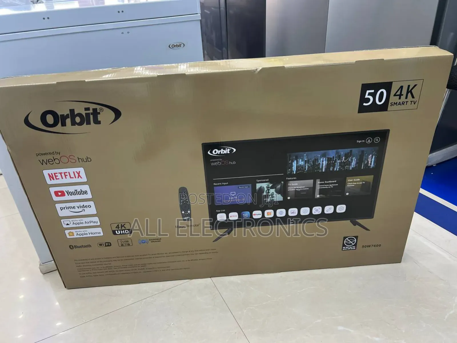 ኦርቢት 50"Inch Smart Tv