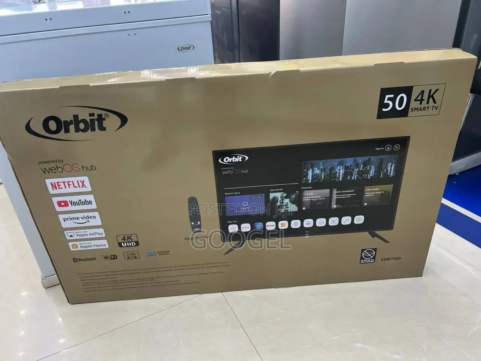 ኦርቢት 50"Inch Smart Tv