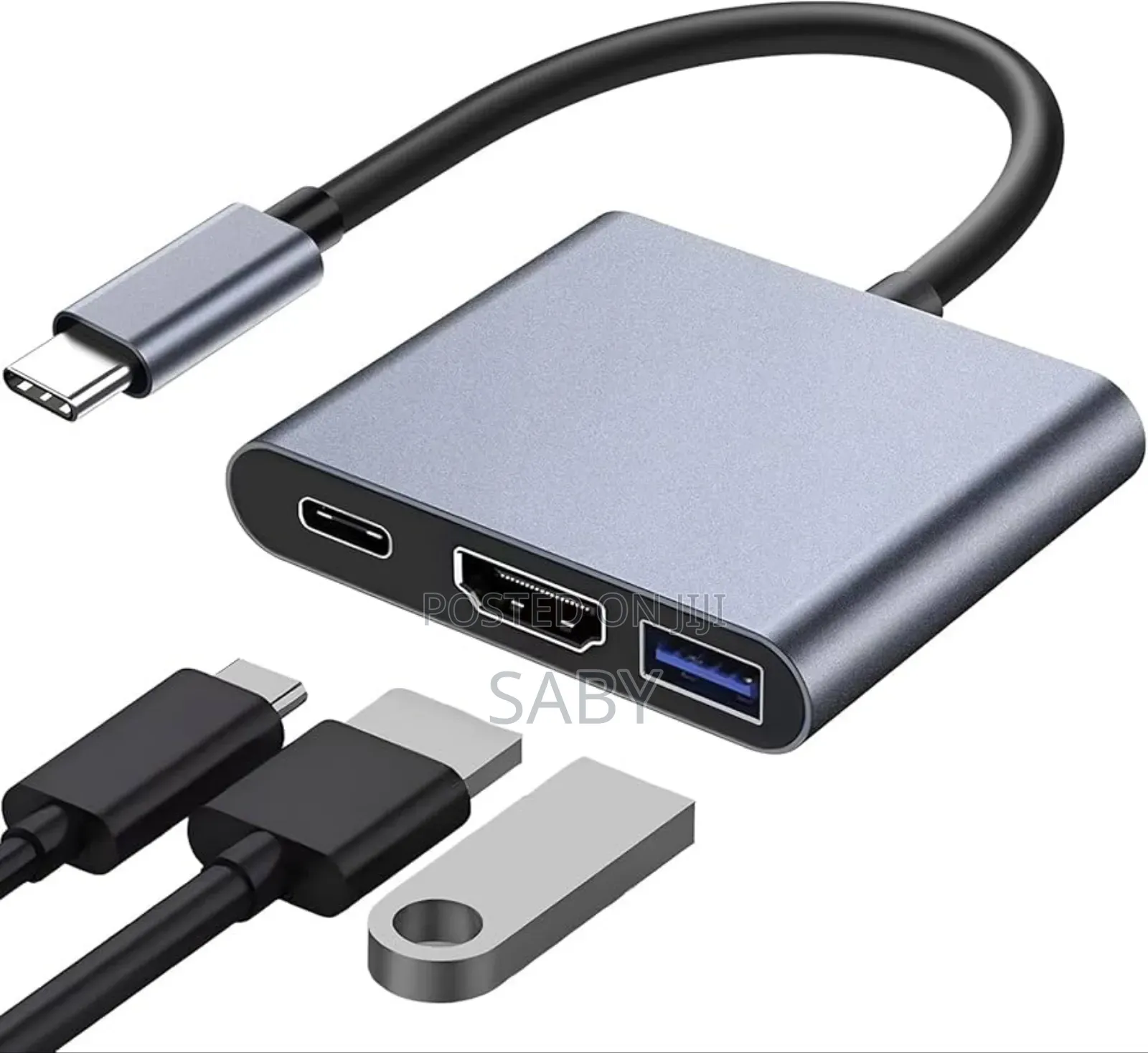 3in1 Usb Hub Adapter Includes 1 Usb 3.0 Port,
