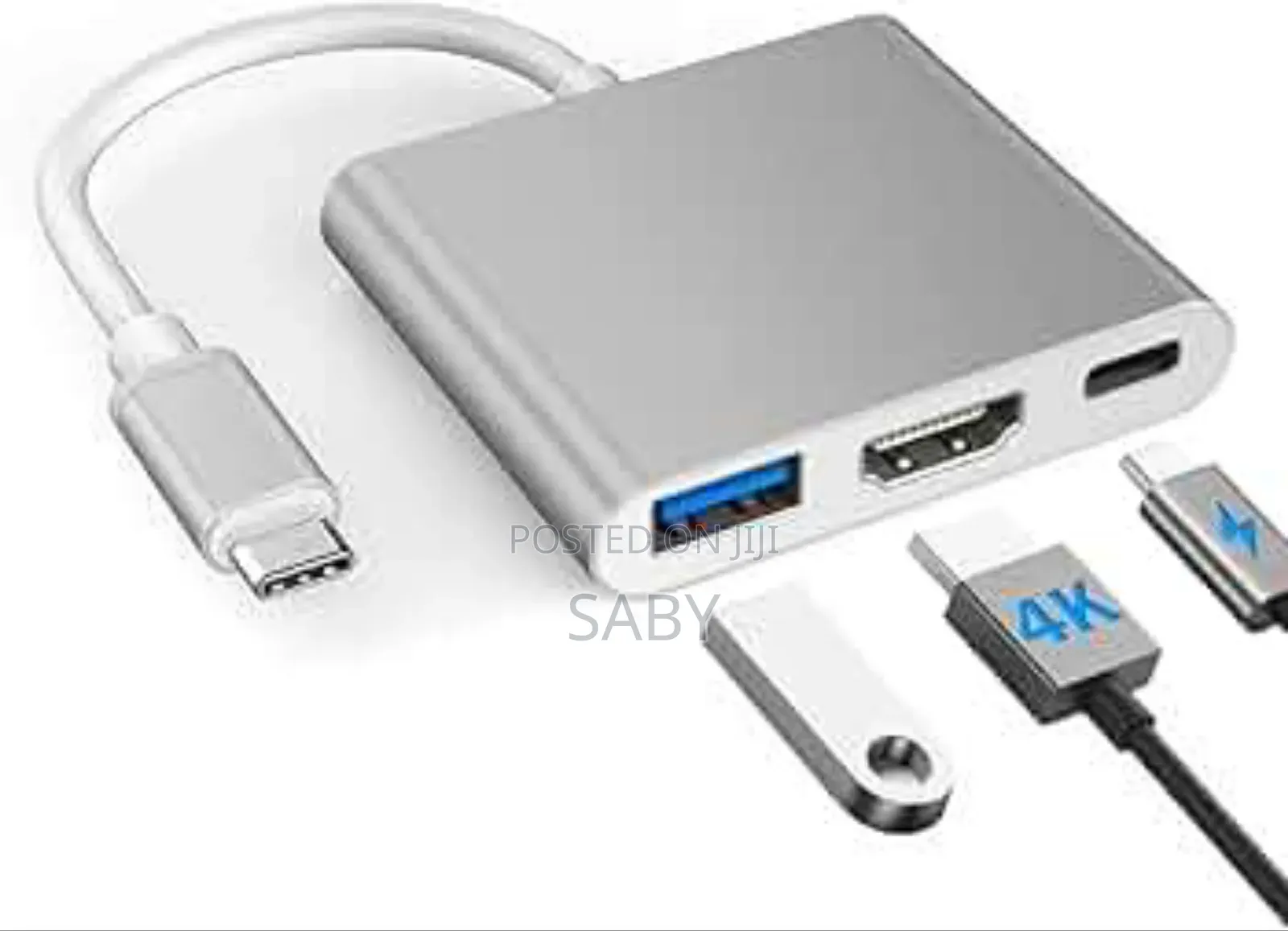 3in1 Usb Hub Adapter Includes 1 Usb 3.0 Port,