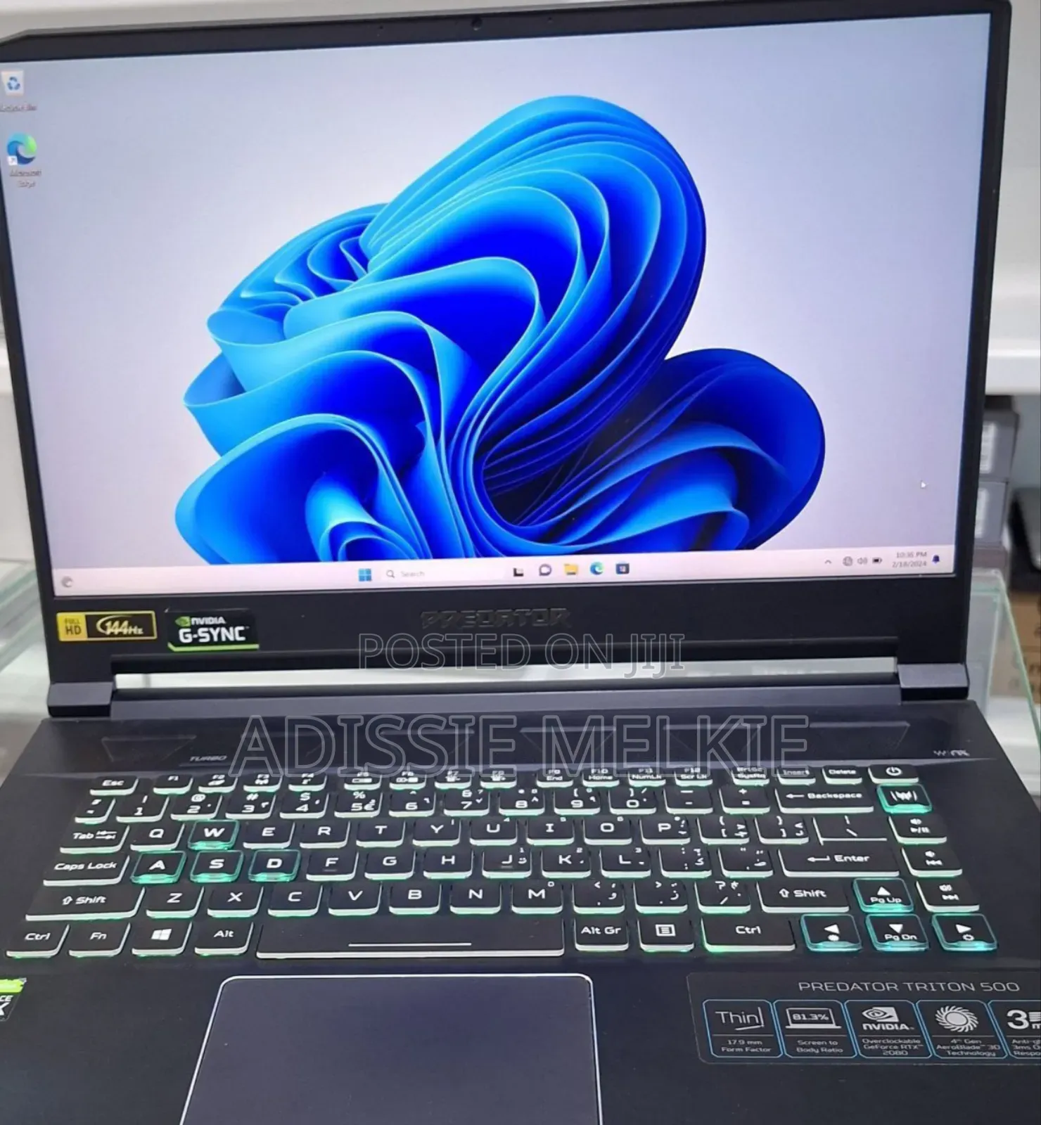 New Laptop Acer Predator Helios Neo 16 16GB Intel Core I7 SSD 1T