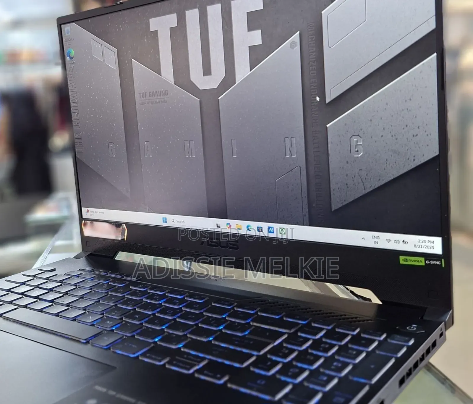 New Laptop Asus TUF Gaming A15 16GB AMD Ryzen 7 SSD 512GB