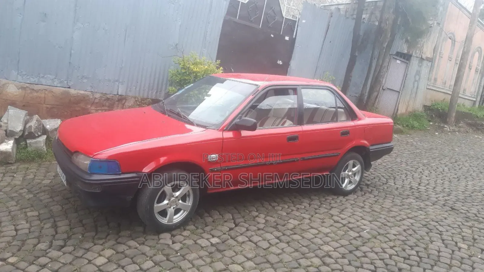 Toyota Corolla Sedan 1990 Red
