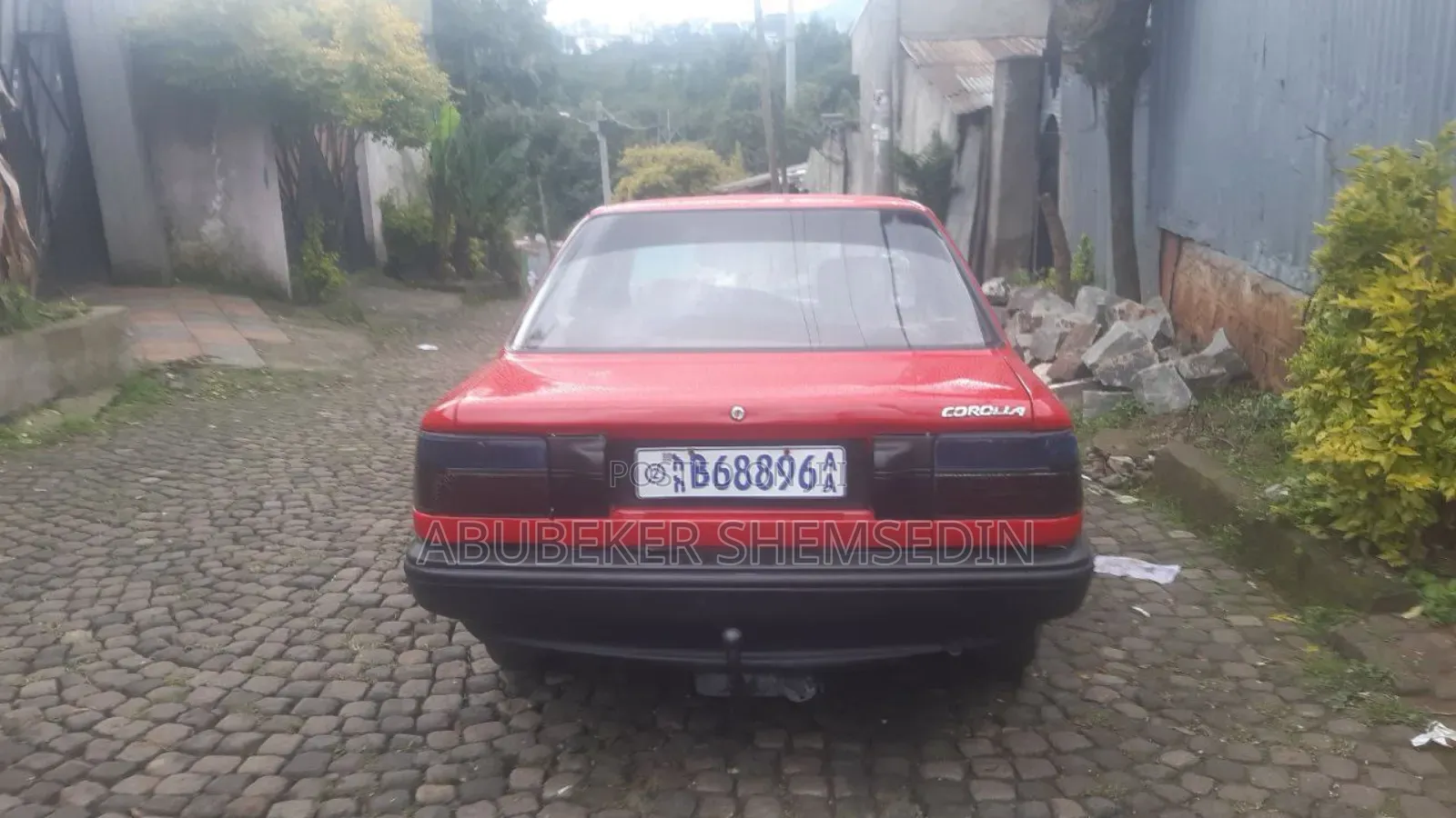 Toyota Corolla Sedan 1990 Red