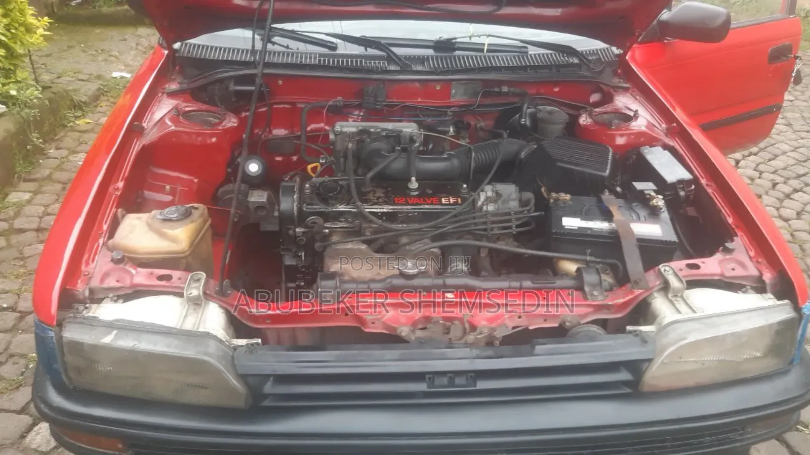 Toyota Corolla Sedan 1990 Red