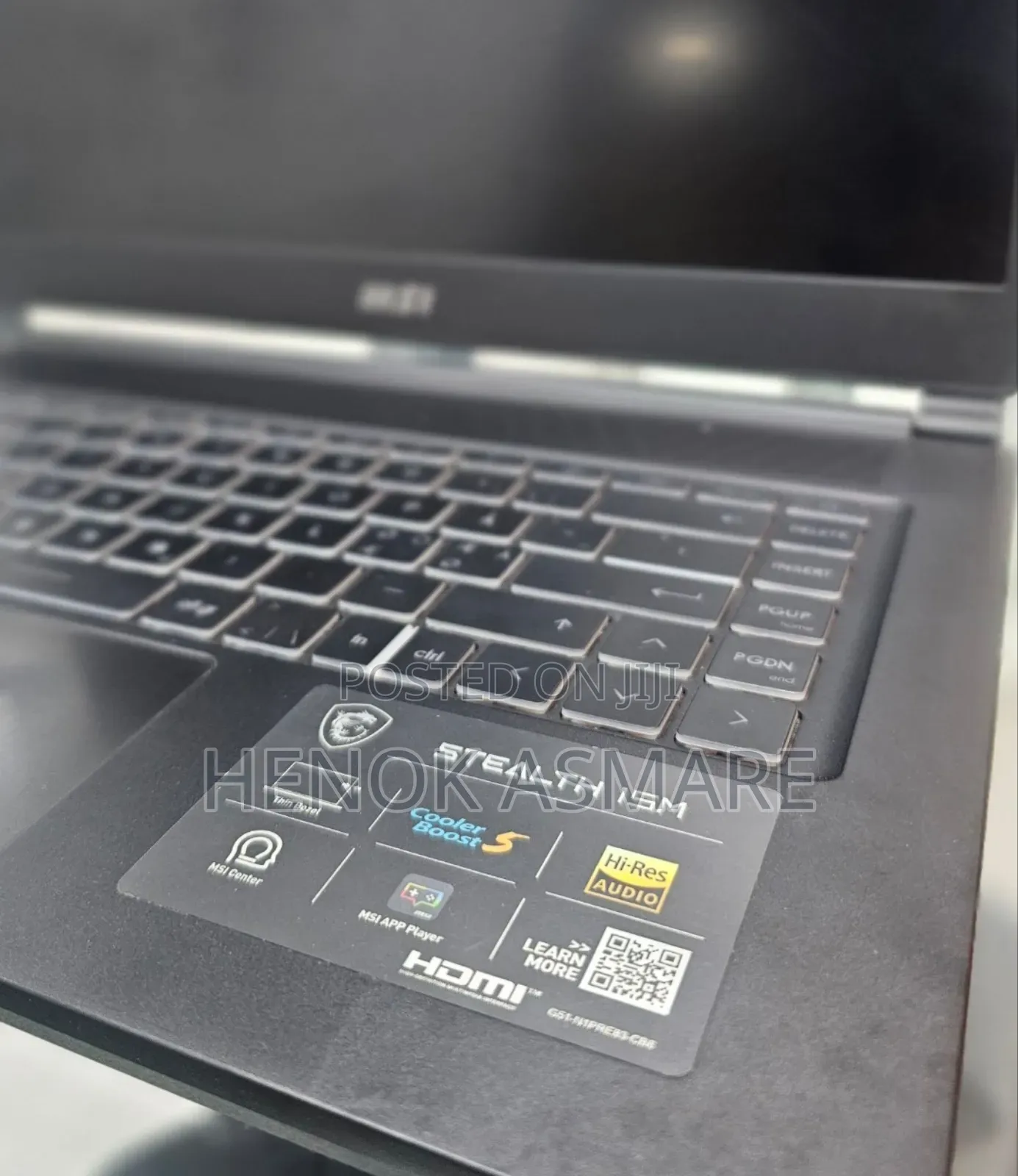 New Laptop MSI Stealth GS77 16GB Intel Core I7 SSD 1T