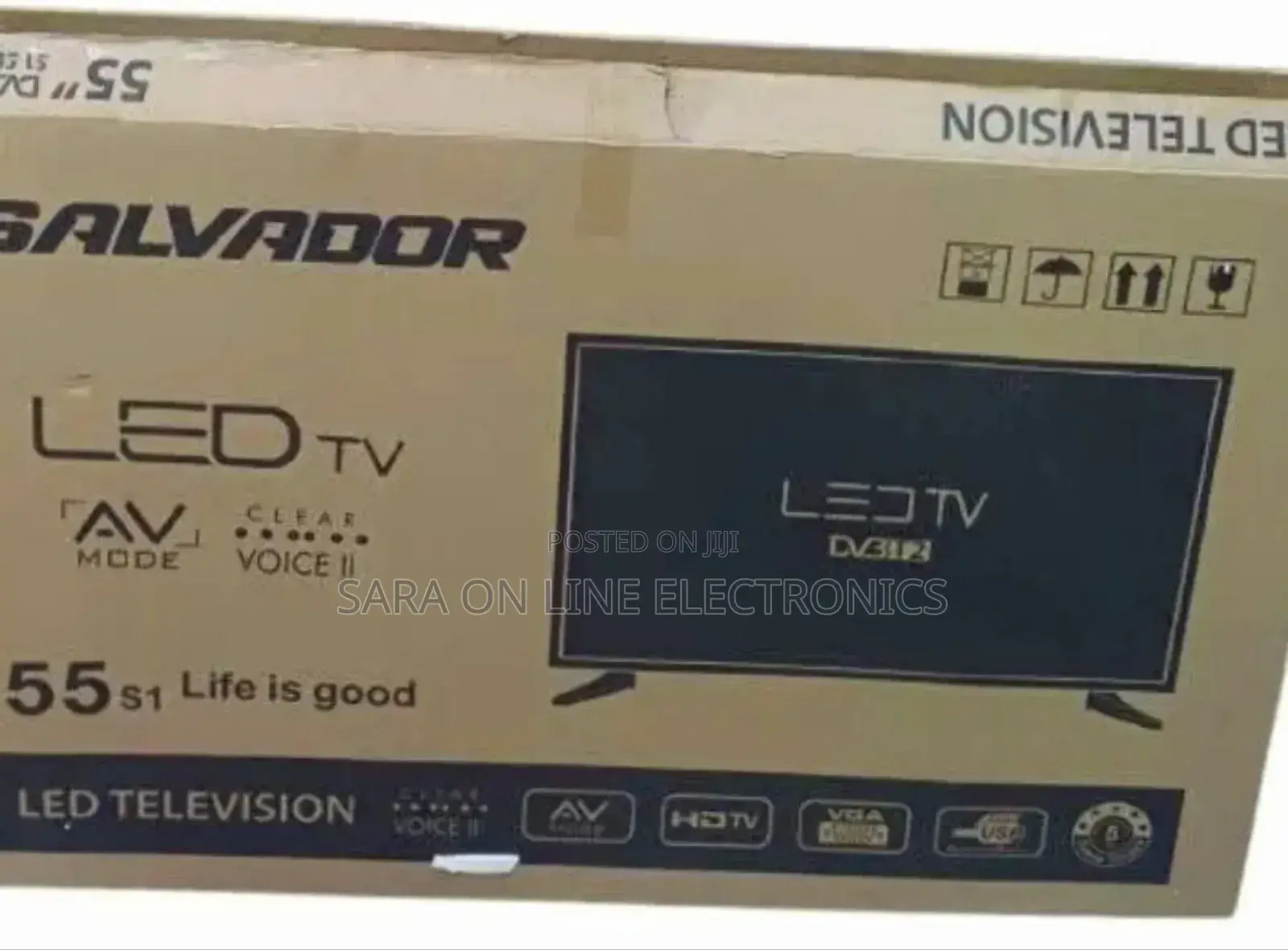 ■□Salvador 55"Inch Led Smart Tv Double Screen ■New ■Free Delivery