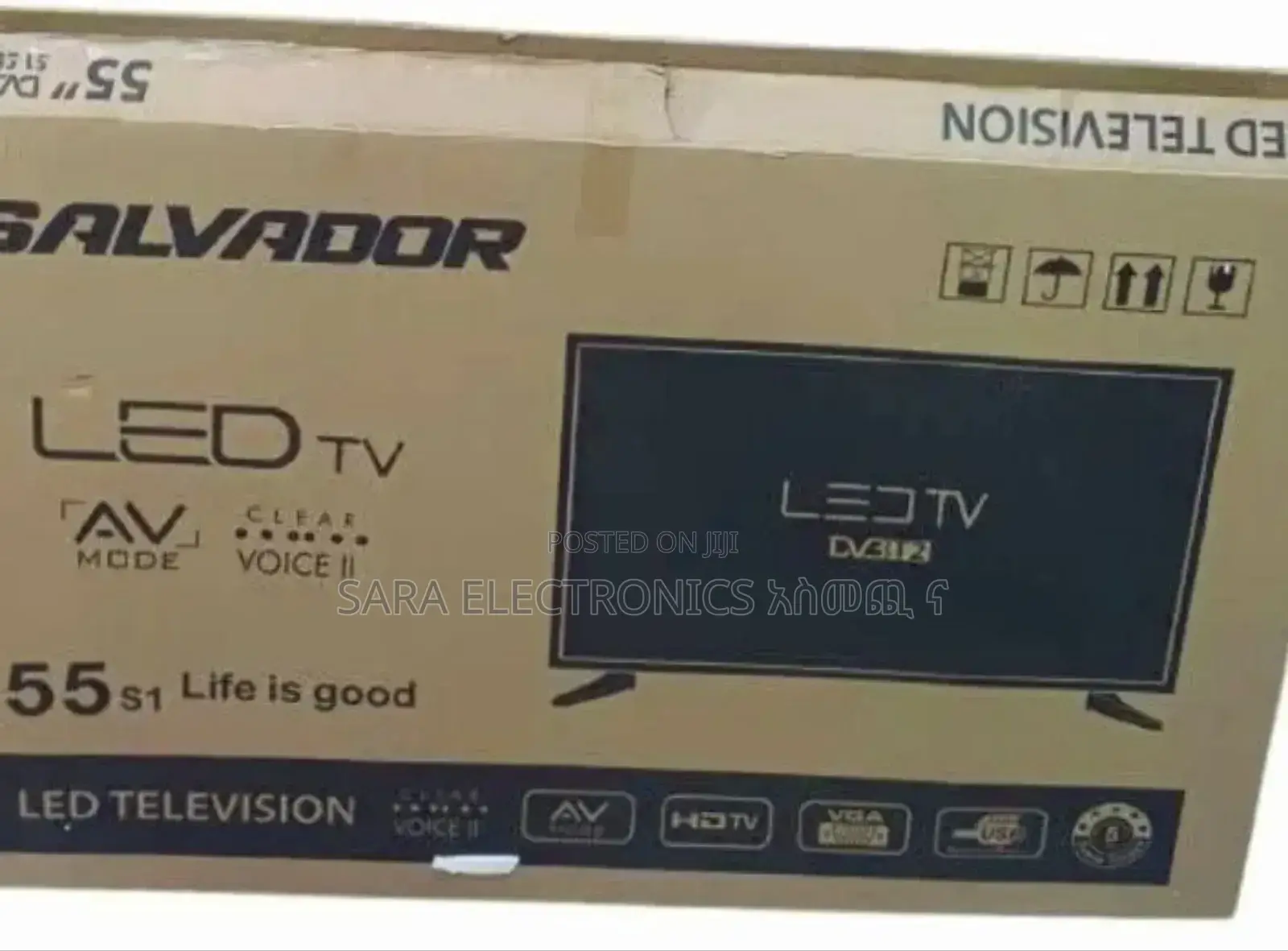 ■□Salvador 55"Inch Led Smart Tv Double Screen ■New ■Free Delivery