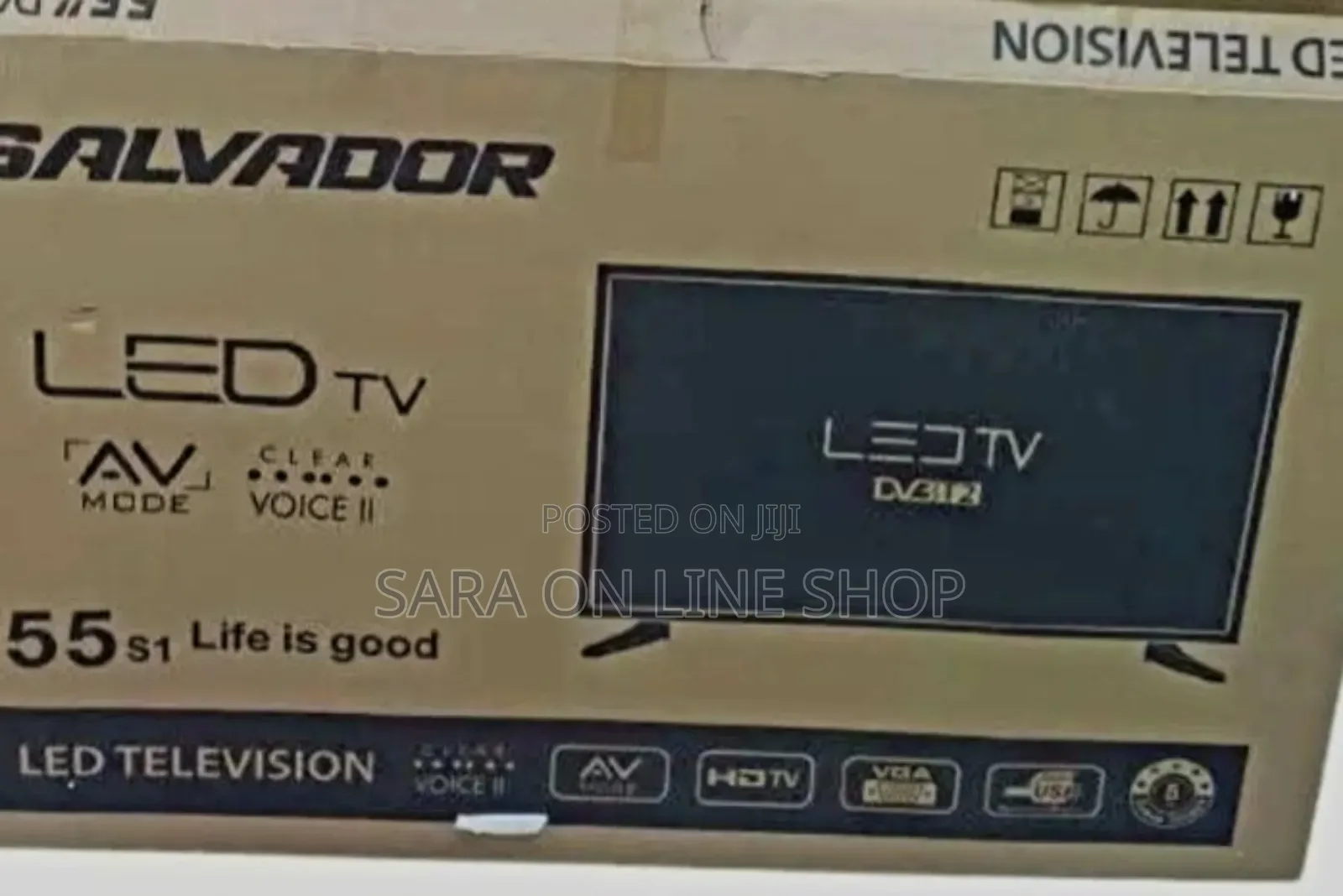 ■□Salvador 55"Inch Led Smart Tv Double Screen ■New ■Free Delivery