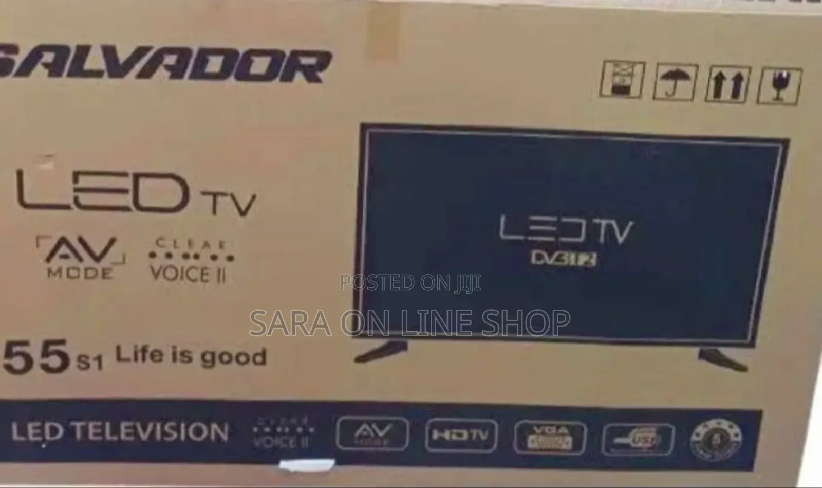 ■□Salvador 55"Inch Led Smart Tv Double Screen ■New ■Free Delivery