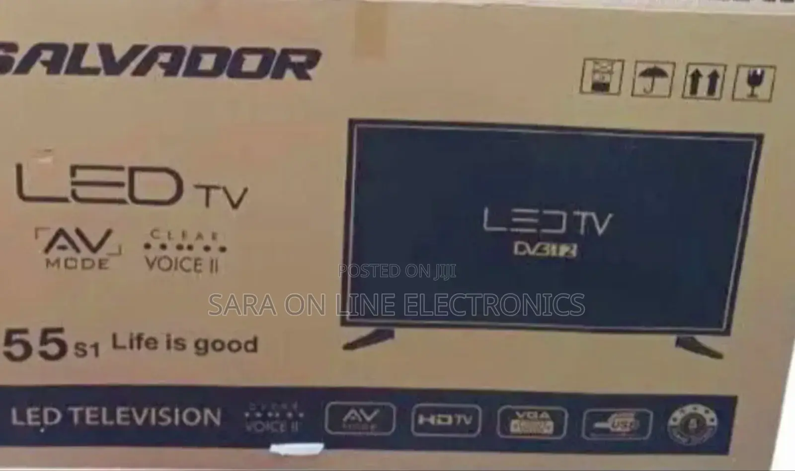 ■□Salvador 55"Inch Led Smart Tv Double Screen ■New ■Free Delivery