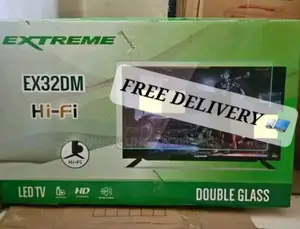 Extreme 32" Led Tv Double Galss Hi-Fi Sound New 2025 Model