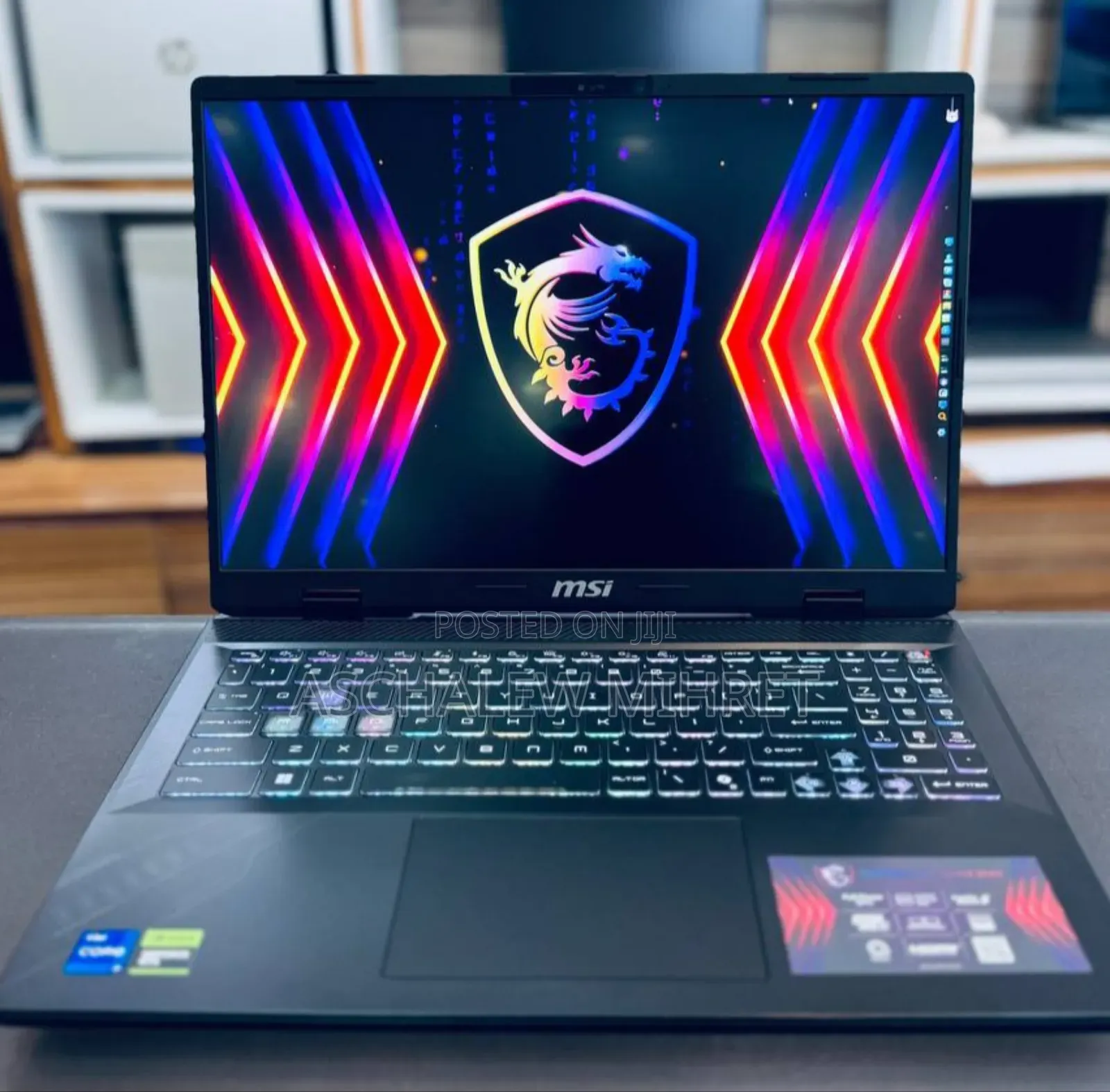 New Laptop MSI Crosshair 15 16GB Intel Core I7 SSD 1T