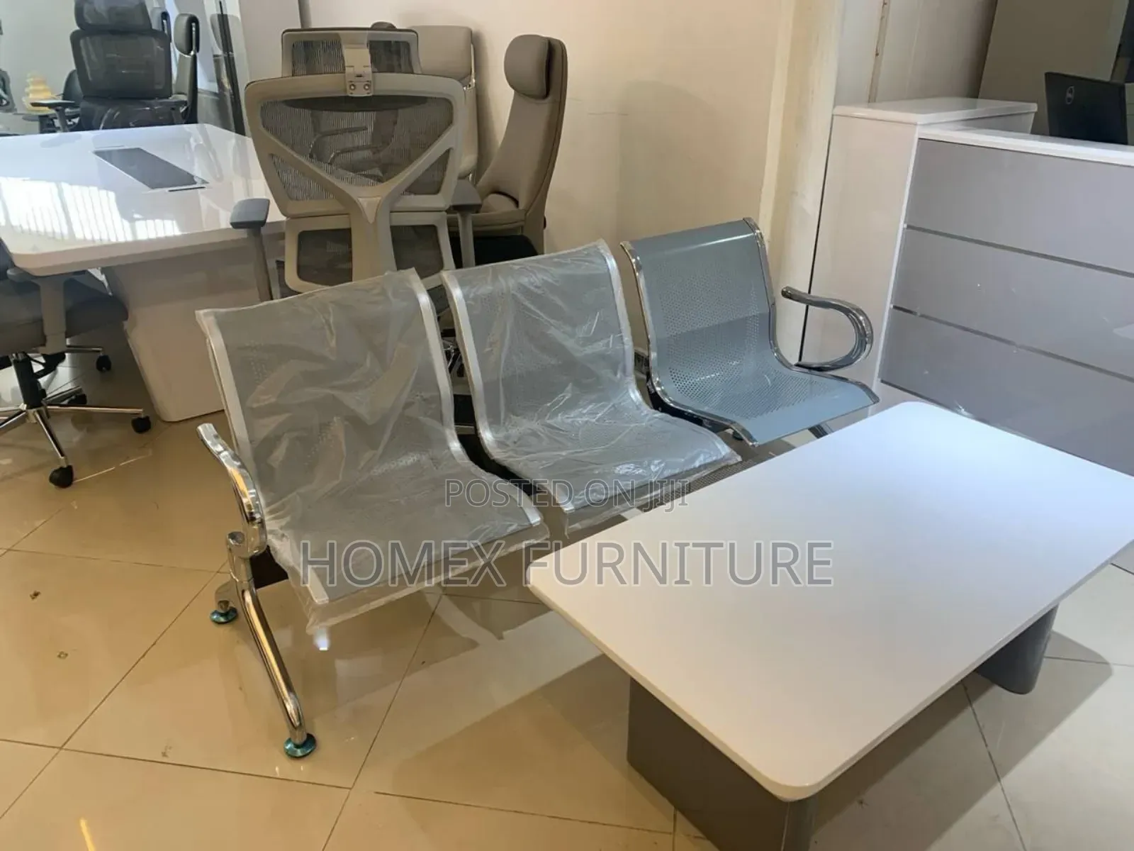 Office Furniture [3-in-1 Reception Visitor Chair]