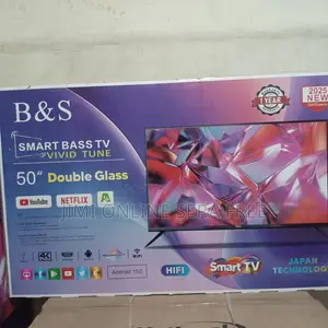 B, S Smart Bass Tv Vivid Tune 50 Inch Doubel Gelss