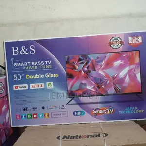 B, S Smart Bass Tv Vivid Tune 50 Inch Doubel Gelss