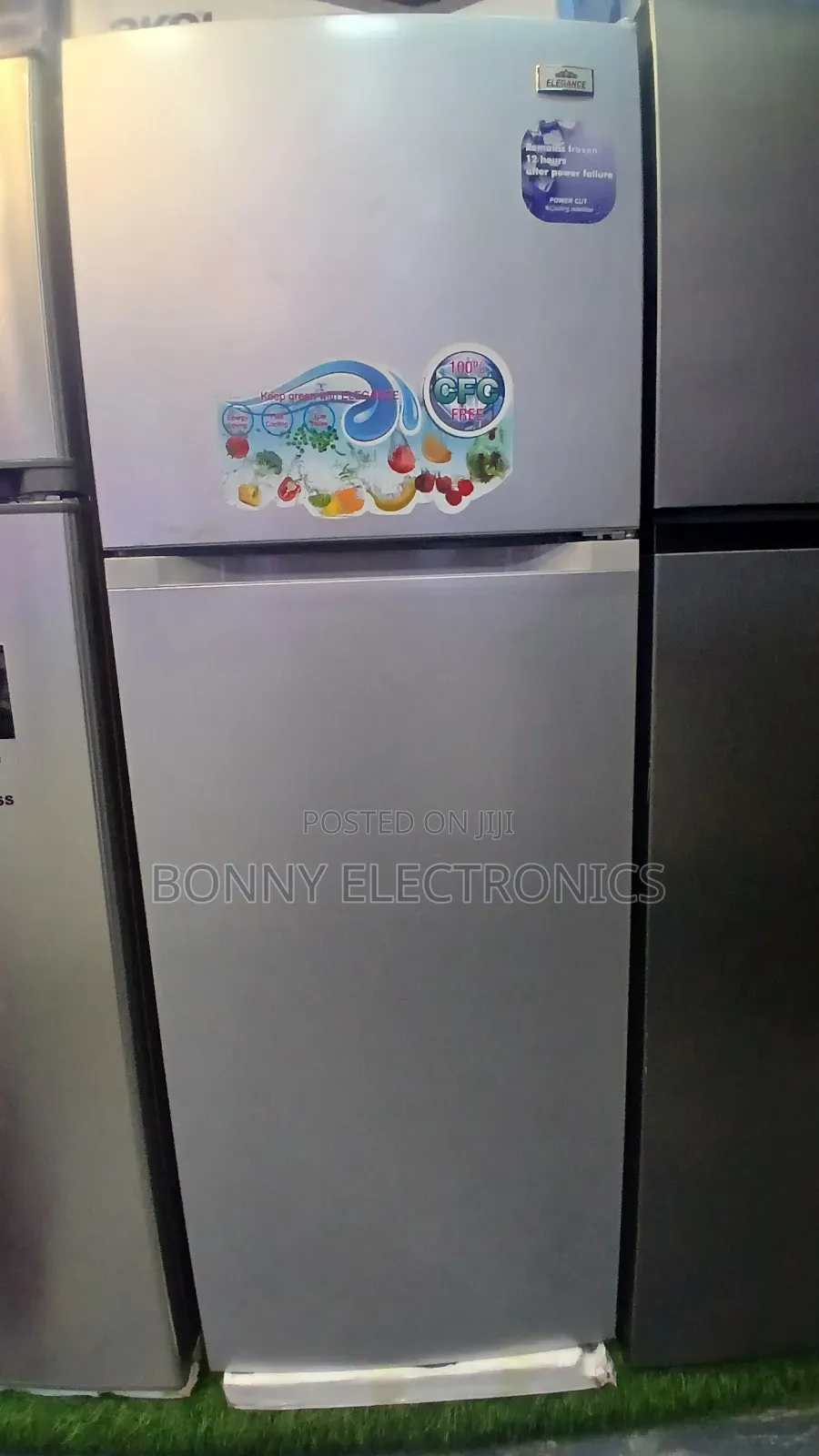 Elegance 450l Double Fan Refrigerator - Brand New