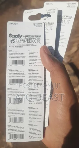 Toply 23a 12v High Voltage Alkaline Batteries