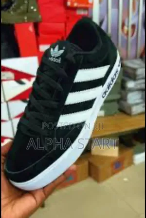 Adidas Flat High Master Quality Smooth Sneakers for Man