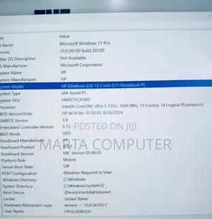 New Laptop HP EliteBook 640 G11 16GB Intel Core I5 SSD 512GB