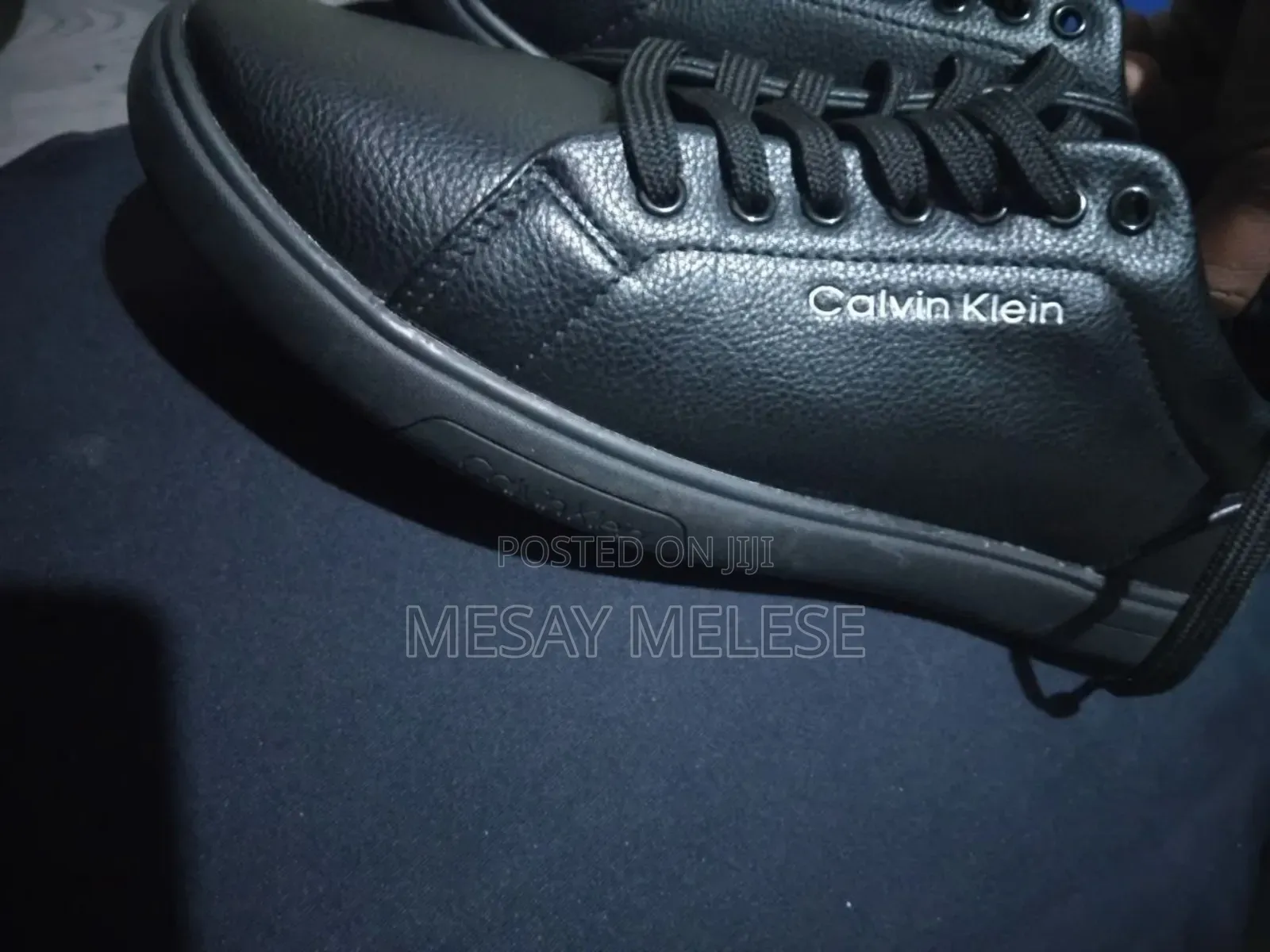 Men's Calvin Klein Flat Sneakers (Full Black)